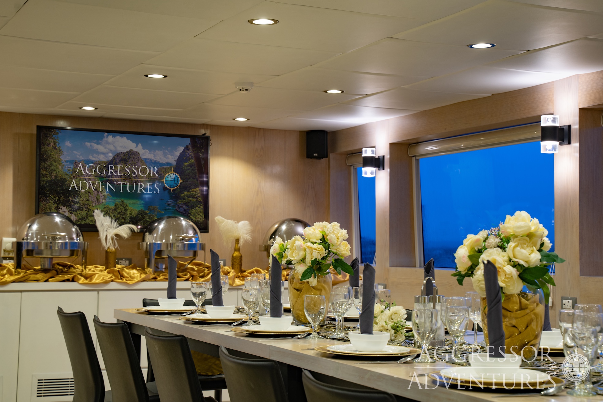 delicious meals prepared by the yacht's chef aboard Philippines Aggressor and Philippines Aggressor II