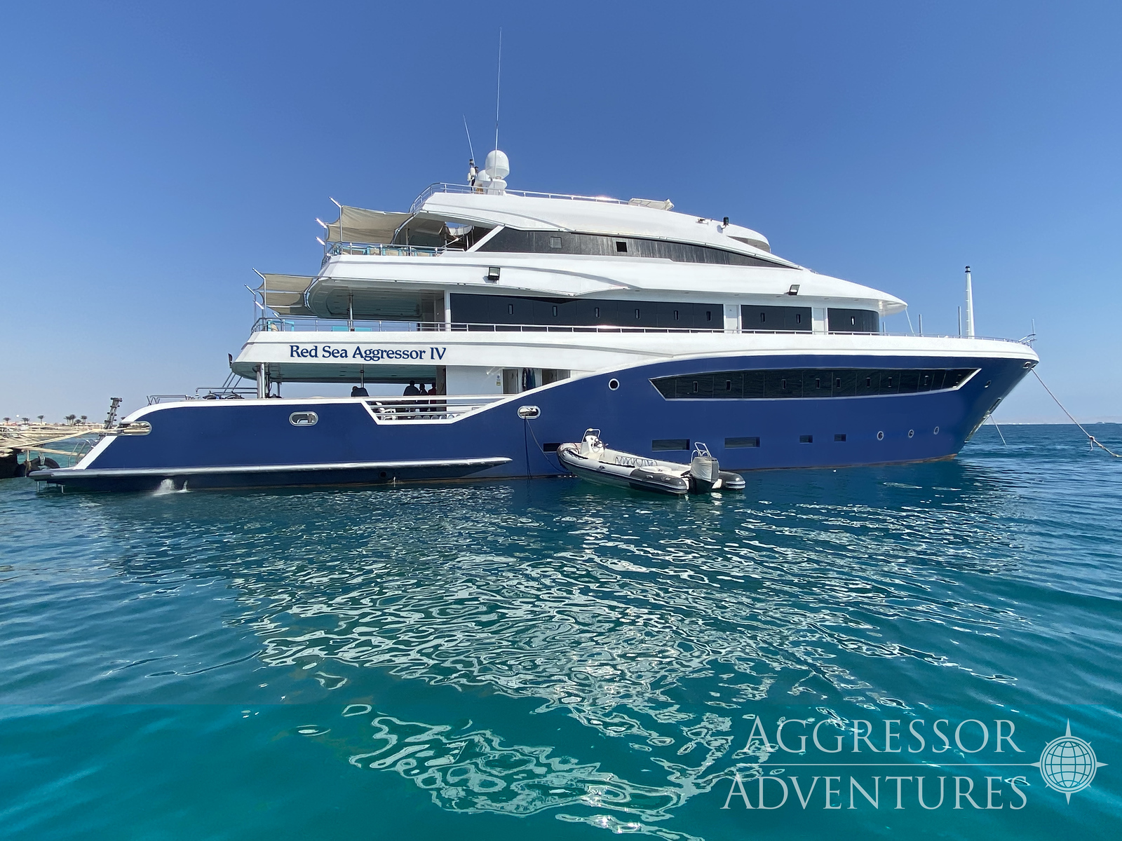 Red Sea Aggressor IV liveaboard Yacht cruising Egypt's Southern Red Sea Route