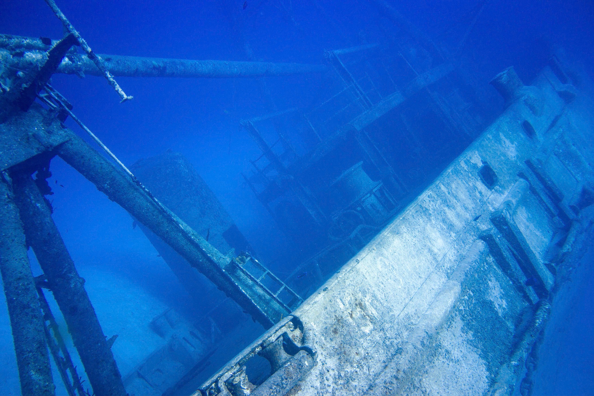M/V Kittwake wreck near Grand Cayman Island in the Caribbean Sea