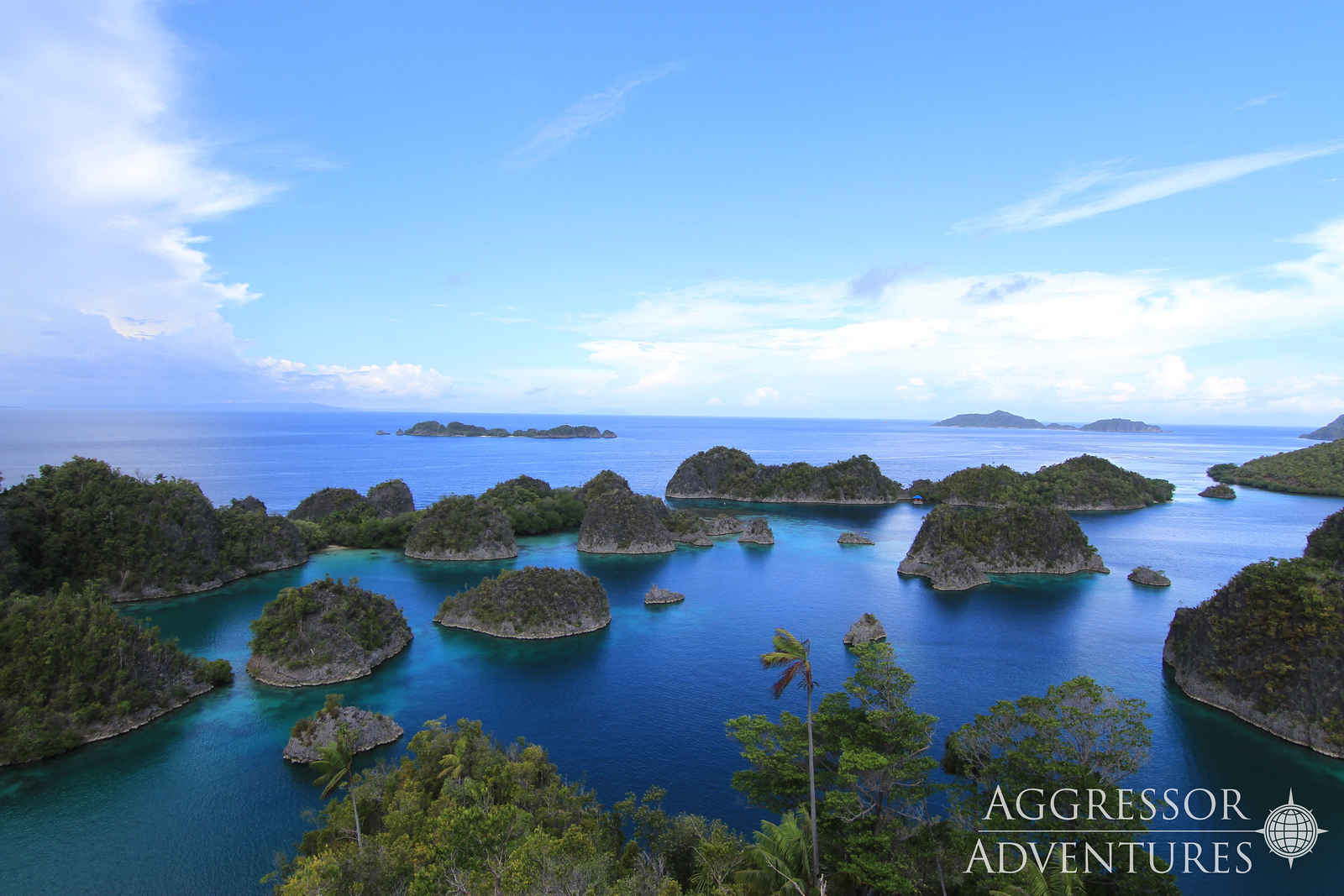 Stunning limestone islands and turquoise waters of Raja Ampat, Indonesia